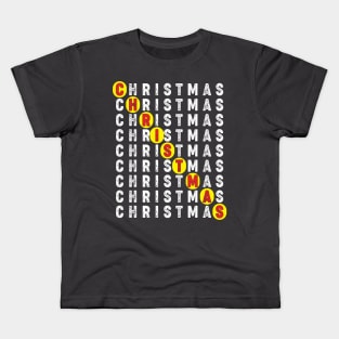 Christmas Word Search T-shirt Kids T-Shirt